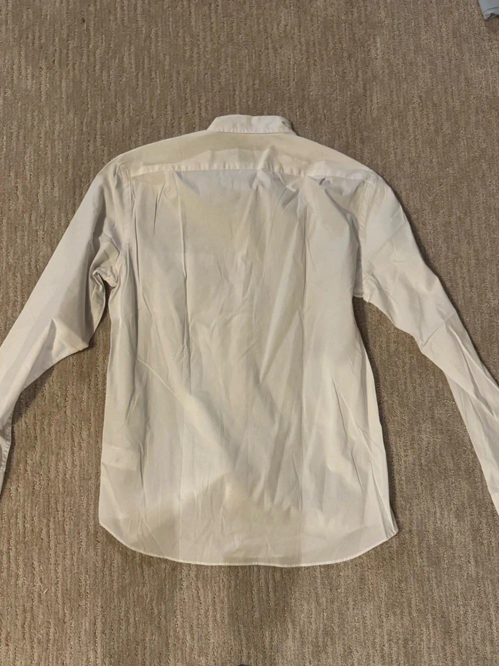 J. Crew Slim Flex Washed White Dress Shirt